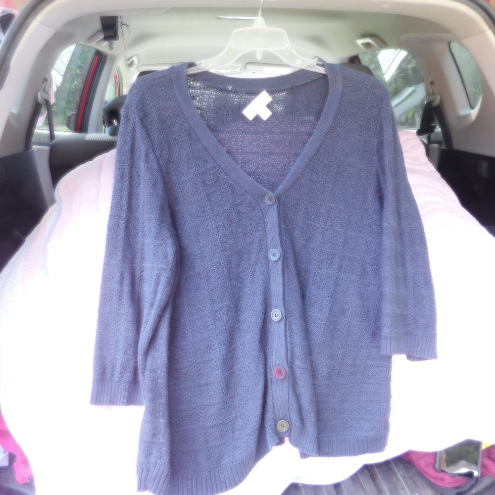 Black CJ Banks Cardigan - Size 1X